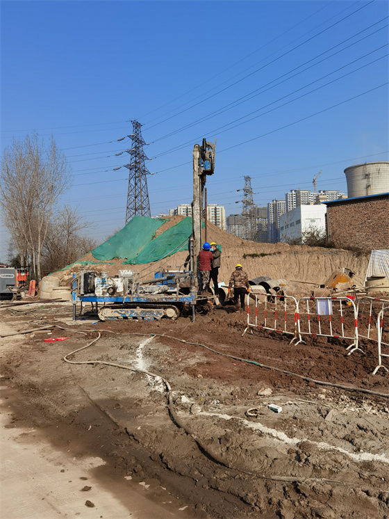 西安市紅光路，熱電廠，三星工業(yè)園區(qū)電力工程基坑支護(hù)施工